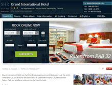 Tablet Screenshot of grandinternational-panamacity.com